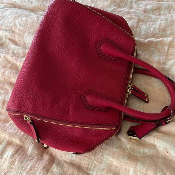 Rebecca Minkoff pink Perry satchel. Great used condition. - Picture 8 of 13